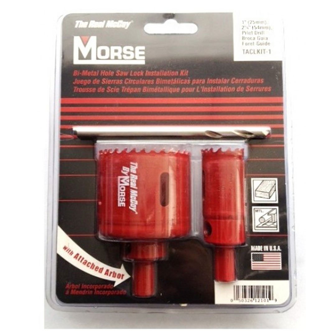 Juego de sierras copa bimetálicas MORSE TACL KIT-1 para metal y madera