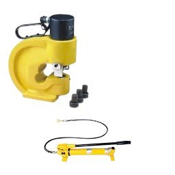 Punzonadora hidráulica CH-60 de 31 toneladas con bomba manual CP-700