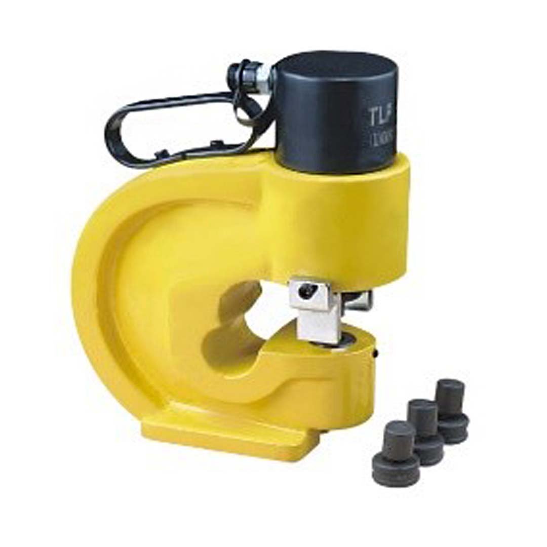 Punzonadora hidráulica CH 60 de 31 toneladas para perforar metal.