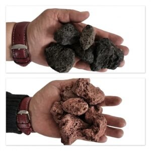 Piedra Volcánica para Chimenea y Asadores de Lava Natural
