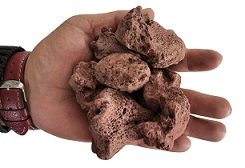 PIEDRA VOLCANICA ROJA MA GAMAFER IMPORTACIONES