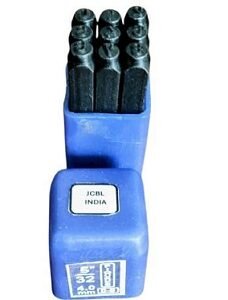 Juego Numerador de Golpe JCBL INDIA 4 mm