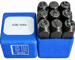 Juego Numerador de Golpe JCBL INDIA 10 mm